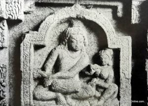 Laya & Tala in Carnatic music [ Indian Classical Music ] Position of a Mridangam player carving from a Temple in Bihar