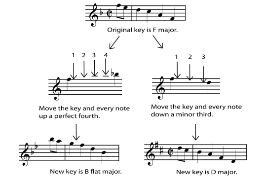 6.4.3.3 6.4 Transposition : Changing Keys (Understanding Basic Music Theory)
