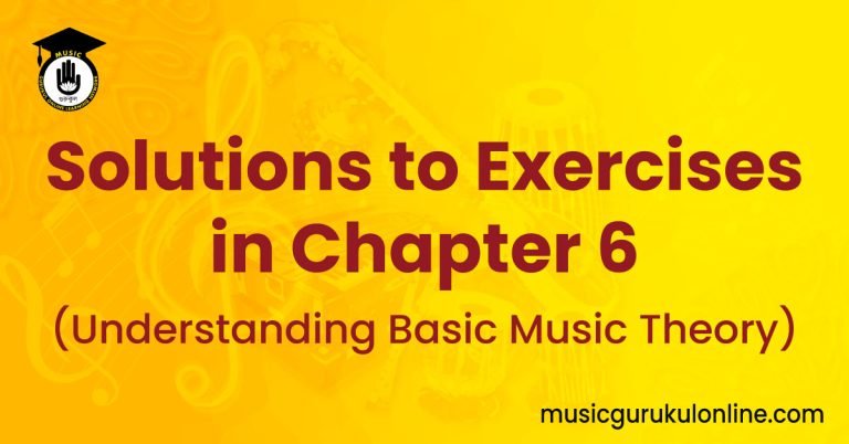 Solutions to Exercises in Chapter 6