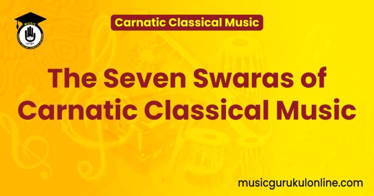 The Seven Swaras of Carnatic Classical Music