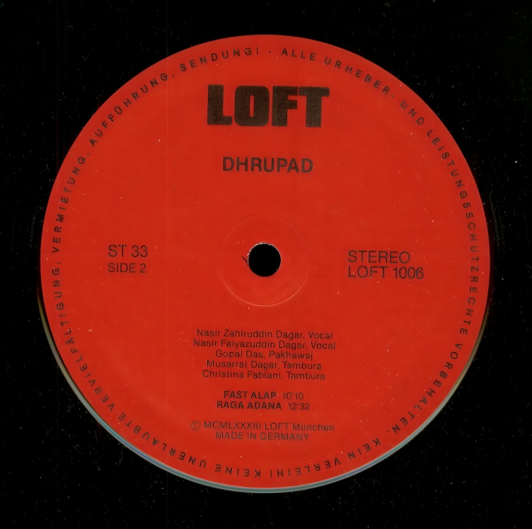 Dagar Brothers – Dhrupad (Double LP | Loft 1006/7 | Germany, 1983) 4 Dagar Brothers – Dhrupad (Double LP | Loft 1006/7 | Germany, 1983) Dagar Brothers: Nasir Zahiruddin Dagar & Nasir Faiyazuddin Dagar - Dhrupad - Double LP Loft 1006/7 (Germany 1983)