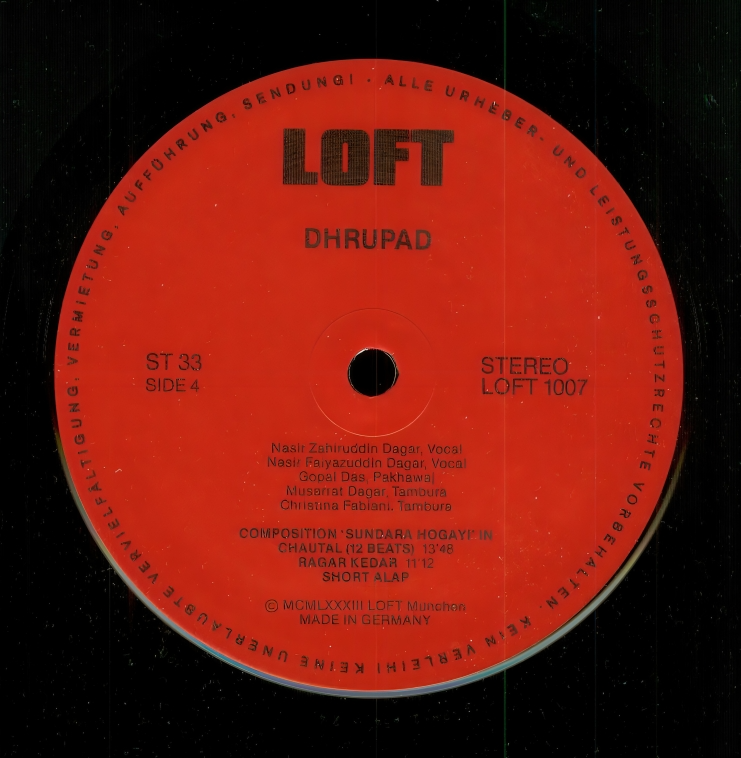 Dagar Brothers – Dhrupad (Double LP | Loft 1006/7 | Germany, 1983) 6 Dagar Brothers – Dhrupad (Double LP | Loft 1006/7 | Germany, 1983) Dagar Brothers: Nasir Zahiruddin Dagar & Nasir Faiyazuddin Dagar - Dhrupad - Double LP Loft 1006/7 (Germany 1983)